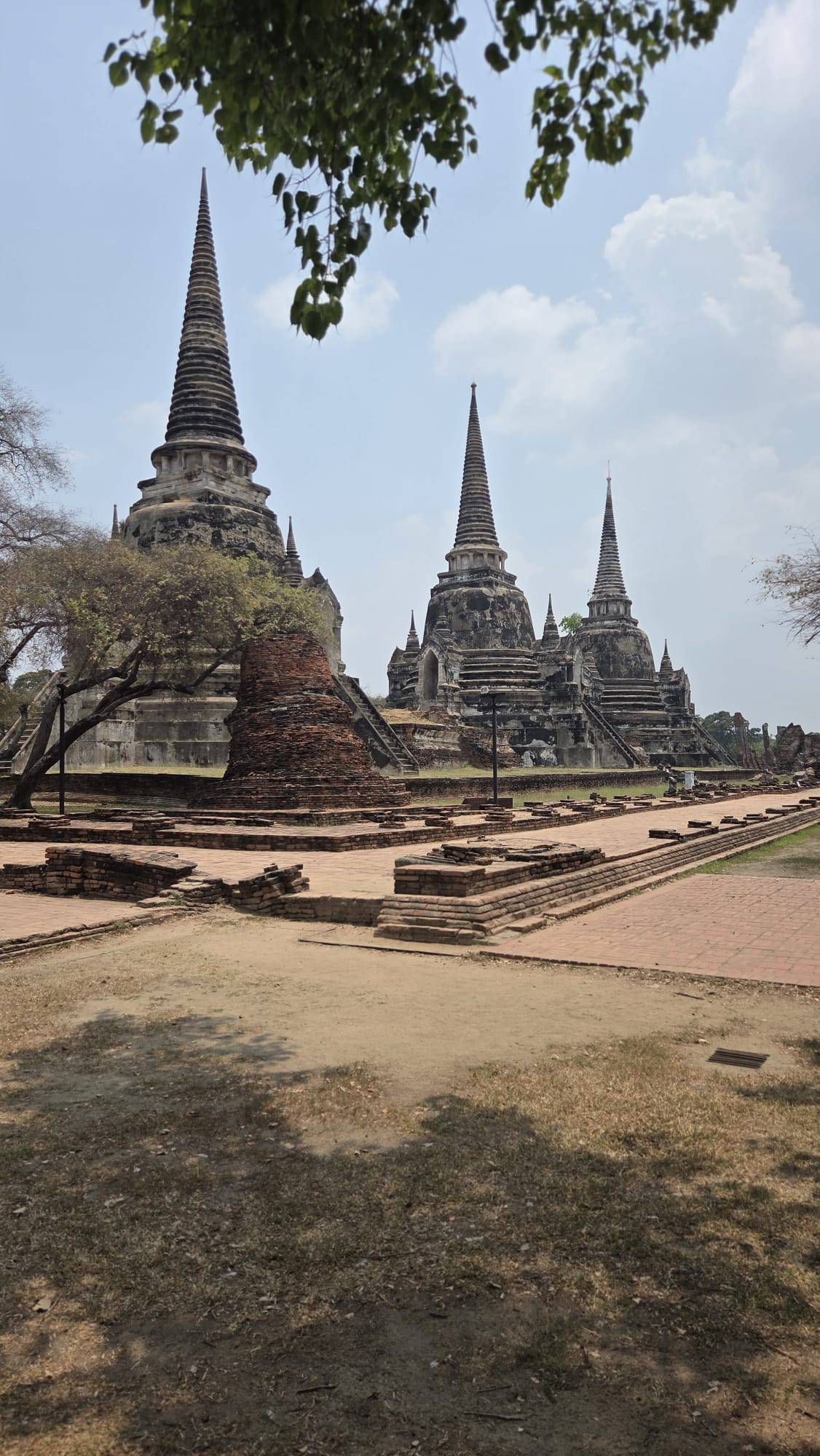 Parque histórico de Ayutthaya en Tailandia