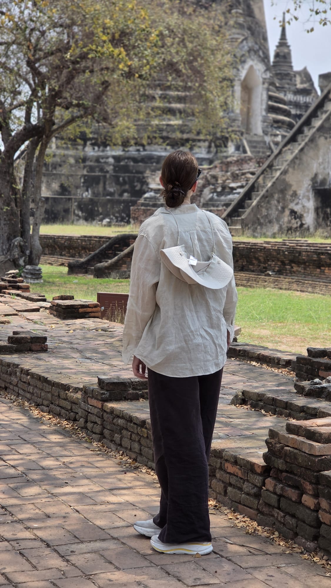 Mónica de Flying Gaia en el Parque Nacional de Ayutthaya