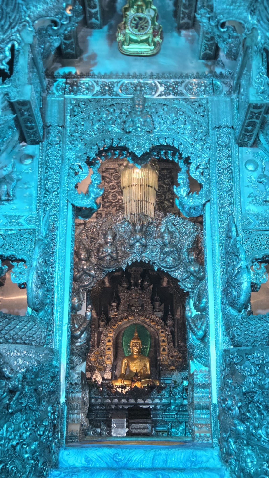 Templo plateado en Chiang Mai, Tailandia
